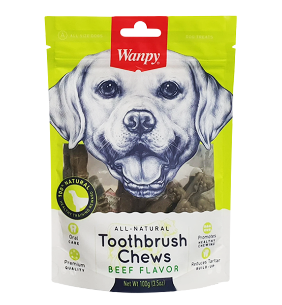 تشویقی سگ ونپی مدل Toothbrush Chews وزن 100 گرم