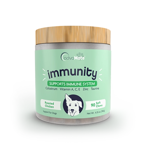 قرص مکمل تقویت سیستم ایمنی سگ ادوا میت با طعم مرغ کبابی Adva Mate Immunity Soft Chews